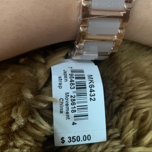 Michael Kors Kinley Three Hand Blush Rose Gold 6432 new in box main image 4